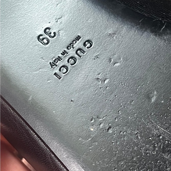 Authentic Gucci leather slide with crystals 432018 - Picture 12 of 15
